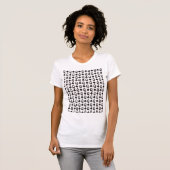 Schoppensymbool koningin t-shirt (Voorkant volledig)