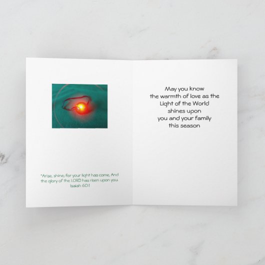 Schor rendier feestdagen kaart (Binnen)