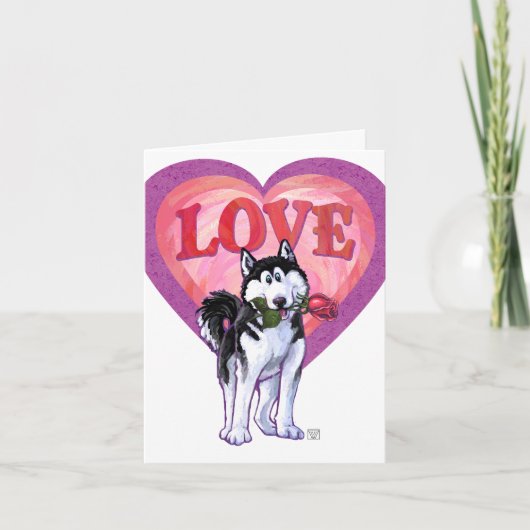 Schor Valentijnsdag Feestdagen Kaart (Voorkant)