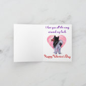 Schor Valentijnsdag Feestdagen Kaart (Binnen)