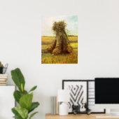 Schoren Tarwe door Vincent van Gogh Poster (Thuiskantoor)