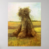 Schoren Tarwe door Vincent van Gogh Poster (Voorkant)