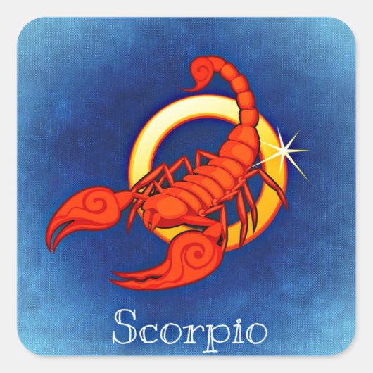 schorpio zodiale stickers (Voorkant)