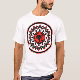 Schorpioen 2026 Phoenix Zodiac Mandala – Kracht & T-shirt
