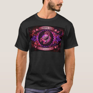 Schorpioen 2026 Zodiacale Phoenix Mandala – Transf T-shirt