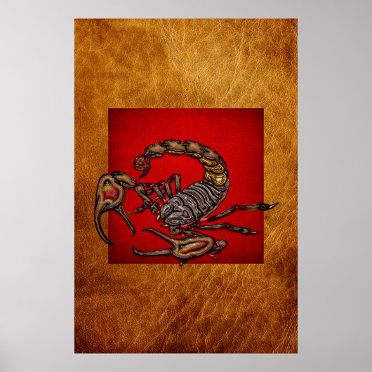 Schorpioen [20x30 afdrukken] poster (Voorkant)