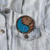 Schorpioen & Aard Os Ronde Button 7,6 Cm (In situ)