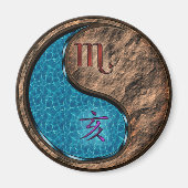 Schorpioen & Aard Varken Magneet (Voorkant)
