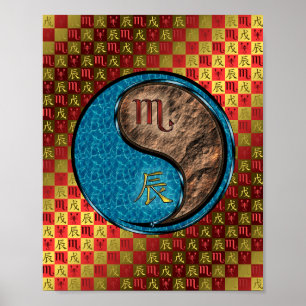 Schorpioen & Aarde Draak Poster