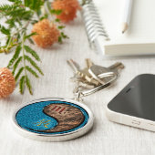 Schorpioen & Aarde Draak Sleutelhanger (Zijkant)