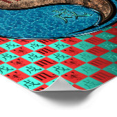 Schorpioen & Aarde Hond Poster (Hoek)