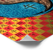 Schorpioen & Aarde Paard Poster (Hoek)