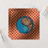 Schorpioen & Aarde Rat Kaart (Voorkant / Achterkant in situ)