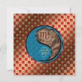 Schorpioen & Aarde Rat Kaart (Voorkant)