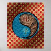 Schorpioen & Aarde Rat Poster (Voorkant)