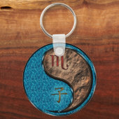 Schorpioen & Aarde Rat Sleutelhanger (Achterkant)