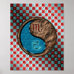 Schorpioen & Aarde Slang Poster