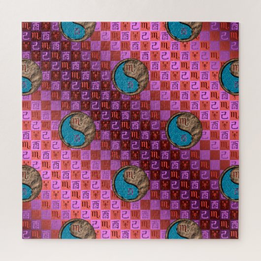 Schorpioen & Aardelijke Haan Legpuzzel (Verticaal)
