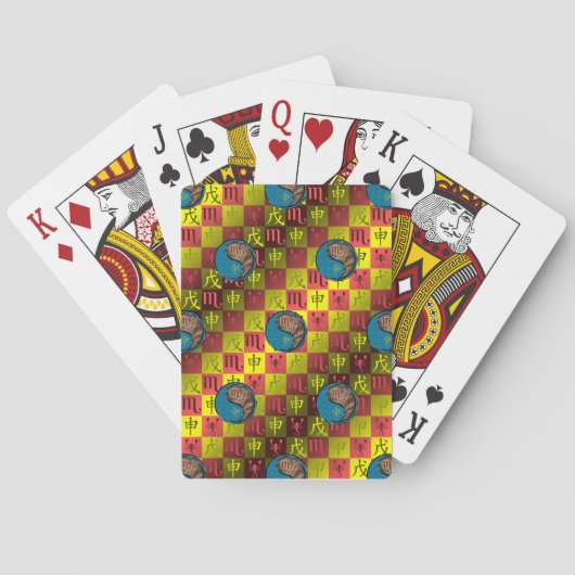 Schorpioen & Aardenaap Pokerkaarten (Achterkant)