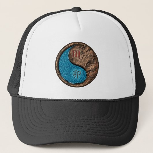 Schorpioen & Aardese Hase Trucker Pet (Voorkant)