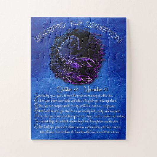 Schorpioen akoestische puzzel (Verticaal)