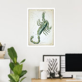 Schorpioen Astrologie Sterrenbeeld Poster (Thuiskantoor)