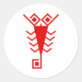 Schorpioen Astrologie teken Ronde Sticker (Voorkant)