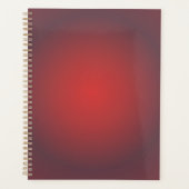 Schorpioen Aura Gradient Zodiac, rode Aura Gradien Planner (Voorkant)