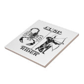 Schorpioen/Boogschutter Tegeltje (Zijkant)