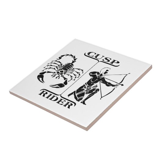 Schorpioen/Boogschutter Tegeltje (Zijkant)