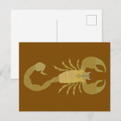 Schorpioen Briefkaart (Voorkant / Achterkant)