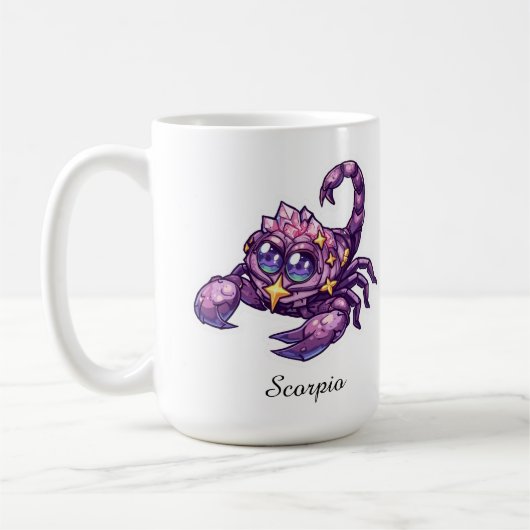 Schorpioen Celestial Zodiac Mok - Roze Schorpioen  (Links)