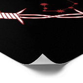 Schorpioen Constellation Gothic Dark Celestial Art Poster (Hoek)