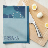 Schorpioen Constellation, Zodiac Astrologie Theedoek (Quarter Fold)