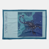 Schorpioen Constellation, Zodiac Astrologie Theedoek (Horizontaal)