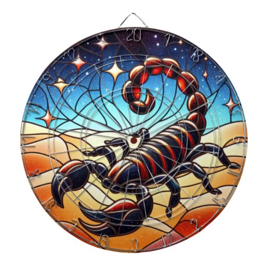 Schorpioen Dartboard Dartbord (Voorkant)