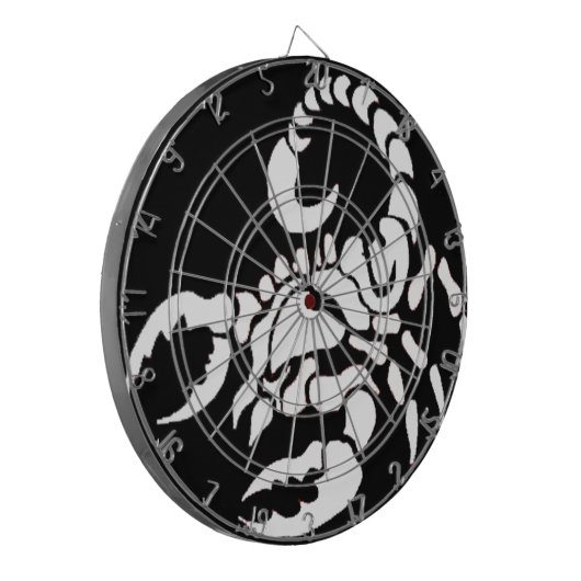"Schorpioen " Dartbord (Voorkant Links)