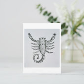 Schorpioen (de Schorpioen) een illustratie van 'P Briefkaart (Staand voorkant)