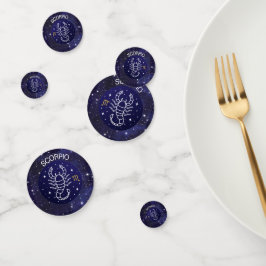 Schorpioen de Schorpioen Zodiac Design Table Confe Confetti