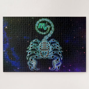 schorpioen de schorpioen zodische puzzel legpuzzel