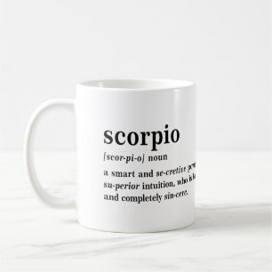 Schorpioen Definitie Esthetisch Astrologie Cadeau Koffiemok