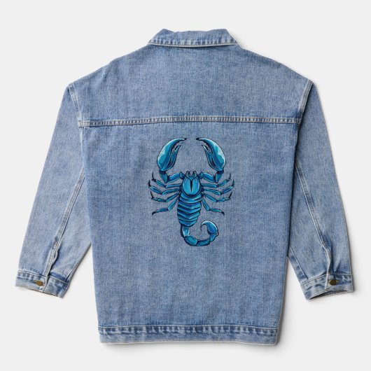 Schorpioen Denim Jacket (Achterkant)