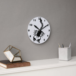 Schorpioen Design Ronde Klok