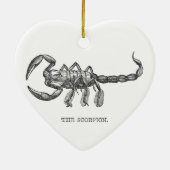 Schorpioen dier cadeau enge dieren keramisch ornament (Achterkant)