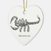 Schorpioen dier cadeau enge dieren keramisch ornament (Links)