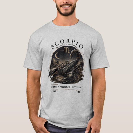 Schorpioen Dierenriem Heren T-Shirt (Voorkant)