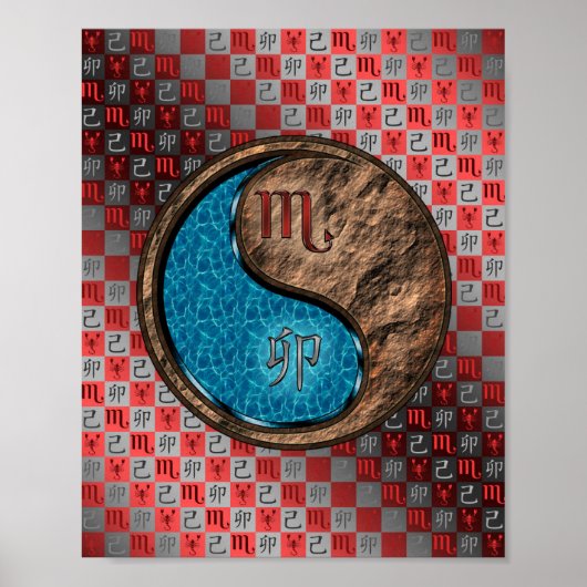 Schorpioen en aarde konijn poster (Voorkant)