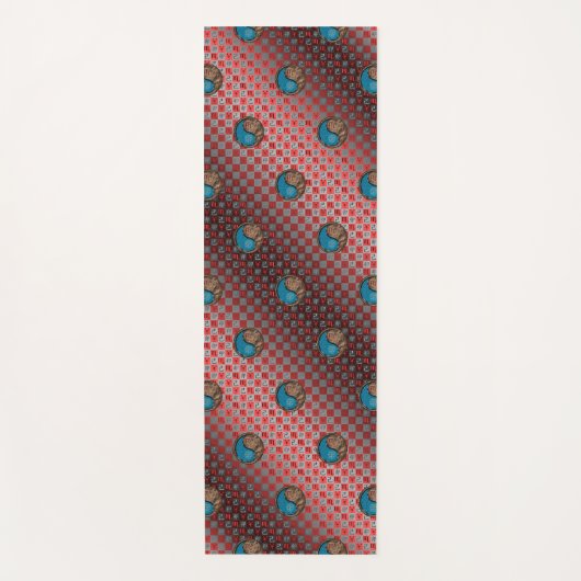 Schorpioen en aarde konijn yogamat (Voorkant)