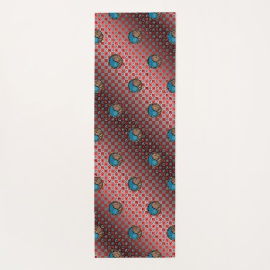 Schorpioen en aarde konijn yogamat (Achterkant)