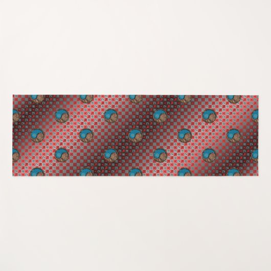 Schorpioen en aarde konijn yogamat (Voorkant (horizontaal))